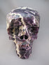 CA-L-4257 : Chevron Amethyst Crystal Skull