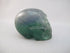 A-F-M-246 : Adoption Green, Blue and White Fluorite Crystal Skull