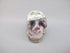 A-F-S-130 : Adoption Green, Purple, Blue & White Fluorite Crystal Skull