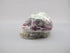 A-F-S-130 : Adoption Green, Purple, Blue & White Fluorite Crystal Skull