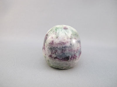 A-F-S-130 : Adoption Green, Purple, Blue & White Fluorite Crystal Skull