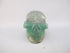 A-F-S-129 : Adoption Green and White Fluorite Crystal Skull