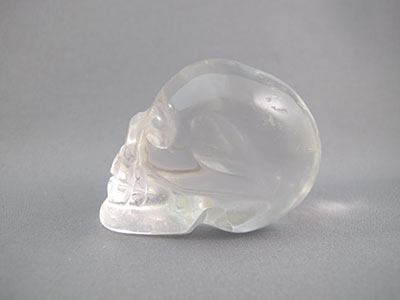 A-ASC-Q-M-75 : Adoption 2-Inch Ascension Quartz Crystal Skull