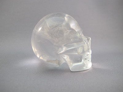 A-ASC-Q-M-88 : Adoption 2-Inch Ascension Quartz Crystal Skull