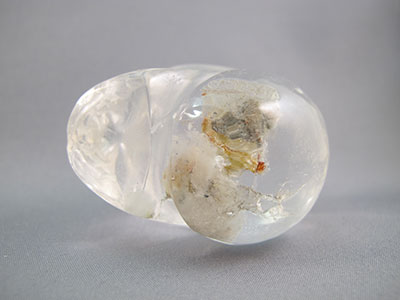 A-ASC-Q-M-108 : Adoption 2-Inch Hematoid Ascension Quartz Crystal Skull