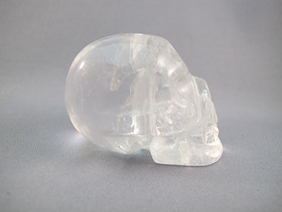 A-ASC-MQ-M-109 : Adoption 2.2-Inch Mirror Ascension Quartz Crystal Skull