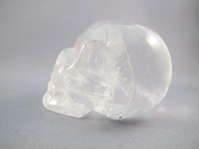 A-ASC-MQ-M-109 : Adoption 2.2-Inch Mirror Ascension Quartz Crystal Skull