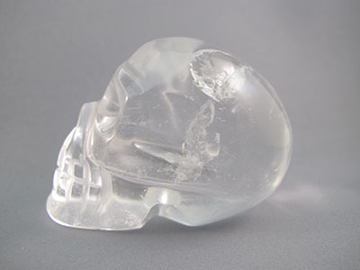A-ASC-Q-M-160 : Adoption 2.4-Inch Ascension Phantom Quartz Crystal Skull