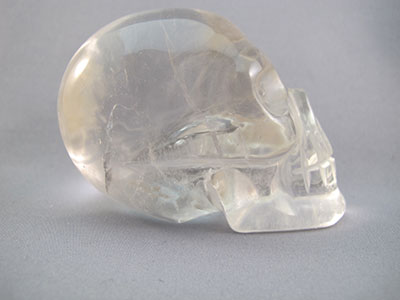 A-ASC-Q-M-318 : Adoption 3.2-Inch Ascension Quartz Crystal Skull
