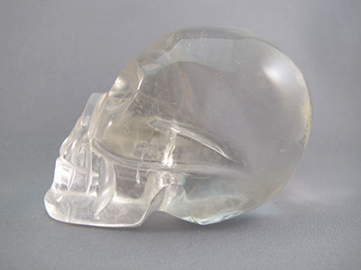 A-ASC-Q-M-318 : Adoption 3.2-Inch Ascension Quartz Crystal Skull