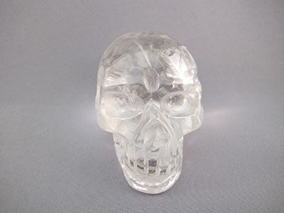 A-ASC-Q-M-228 : Adoption 2.8-Inch Rainbow Ascension Quartz Crystal Skull