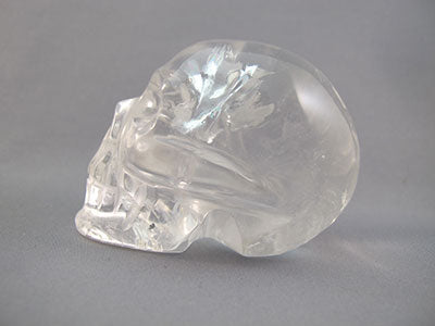 A-ASC-Q-M-228 : Adoption 2.8-Inch Rainbow Ascension Quartz Crystal Skull