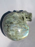 L-L-682-rl :  4-Inch Rainbow Light Labradorite Crystal Skull