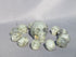 #CS-13-L-rl: Rainbow Light Labradorite 13 Crystal Skull Set