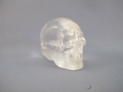 Q-M-0125 : 2.25-inch Quartz Crystal Skull