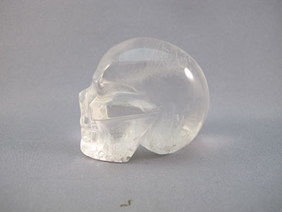 Q-M-0125 : 2.25-inch Quartz Crystal Skull