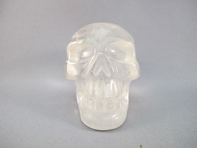 Q-M-0225 : 2.8-inch Quartz Crystal Skull