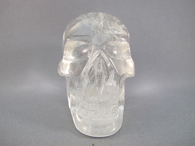 QR-M-0341 : 3-inch Rainbow Quartz Crystal Skull
