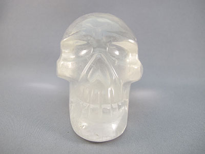 Q-M-0385 : 3.5-inch Quartz Crystal Skull
