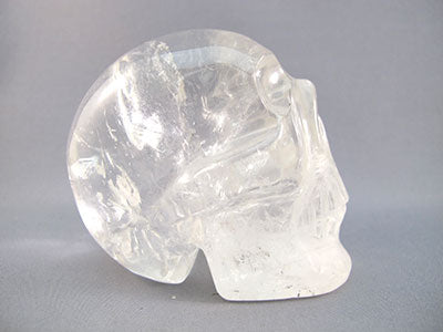Q-M-0442 : 3.2-inch Quartz Crystal Skull