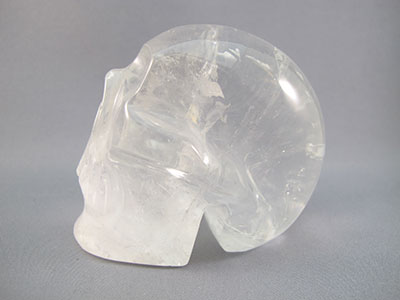 Q-M-0442 : 3.2-inch Quartz Crystal Skull