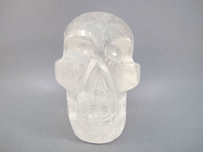 Q-M-0547 : 3.5-inch Quartz Crystal Skull