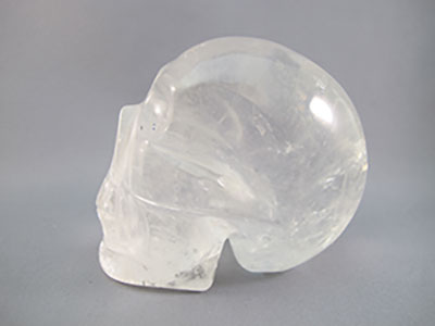 Q-M-0547 : 3.5-inch Quartz Crystal Skull