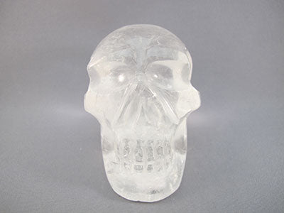 QR-M-0555 : 3.7-inch Rainbow Quartz Crystal Skull