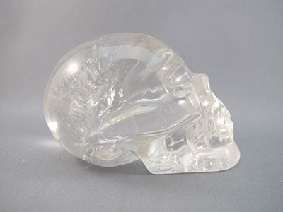 QR-M-0325 : 3.3-inch Rainbow Quartz Crystal Skull