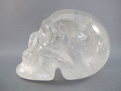 QR-M-0450 : 3.8-inch Rainbow Quartz Crystal Skull