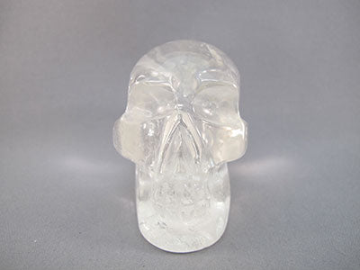 QR-M-0350 : 3.1-inch Rainbow Quartz Crystal Skull