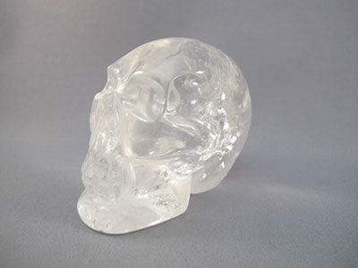 QR-M-0350 : 3.1-inch Rainbow Quartz Crystal Skull