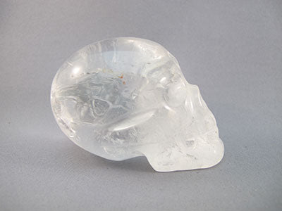 QR-M-0230 : 3-inch Rainbow Quartz Crystal Skull