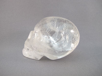 QR-M-0230 : 3-inch Rainbow Quartz Crystal Skull