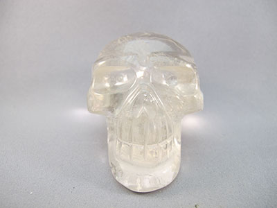 QR-M-0270 : 3.2-inch Rainbow Quartz Crystal Skull