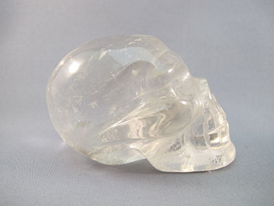 QR-M-0270 : 3.2-inch Rainbow Quartz Crystal Skull