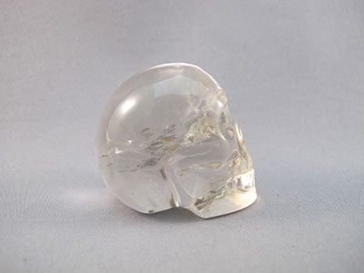 C-M-0088-r :  2-inch Rainbow Light Citrine Crystal Skull