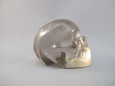 ASC-C-M-0125-r :  2.1-inch Ascension Rainbow Citrine Crystal Skull