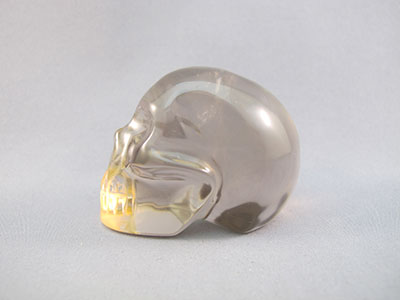 ASC-C-M-0125-r :  2.1-inch Ascension Rainbow Citrine Crystal Skull