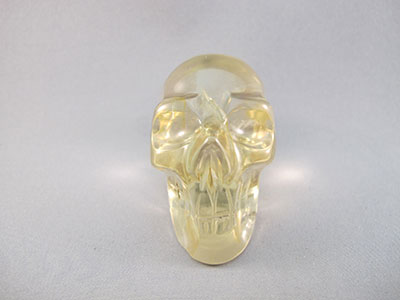 ASC-C-M-0142-r :  2.3-inch Ascension Rainbow Citrine Crystal Skull