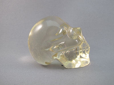ASC-C-M-0142-r :  2.3-inch Ascension Rainbow Citrine Crystal Skull