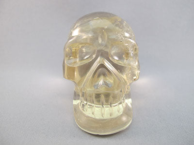 C-M-0383-r :  3.5-inch Rainbow Citrine Crystal Skull
