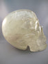 C-L-6715-r :  8-inch Green Tourmalinated Rainbow Citrine Crystal Skull