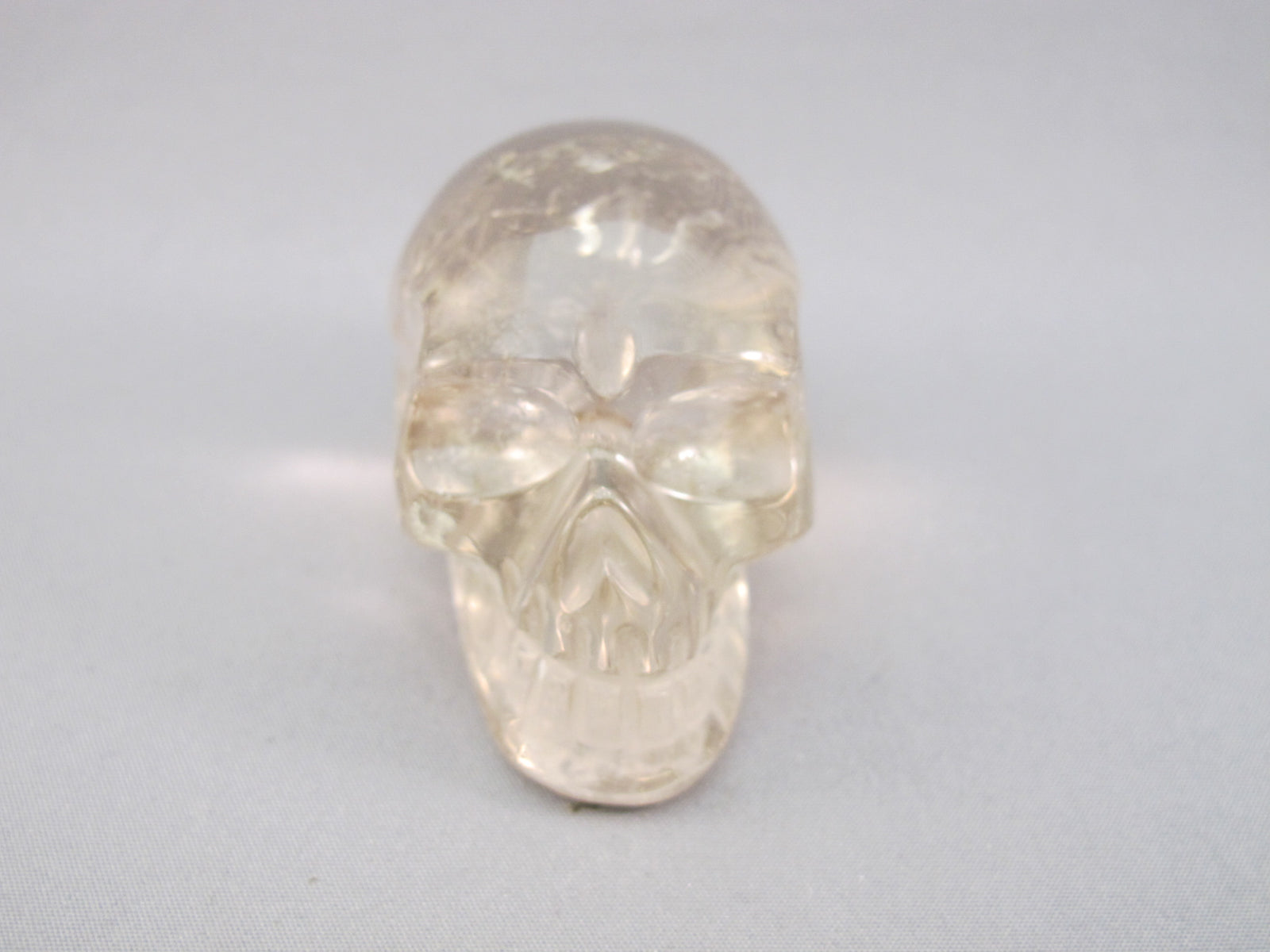 A-ACS-C-M-85 : Adoption Ascension Light Citrine Crystal Skull