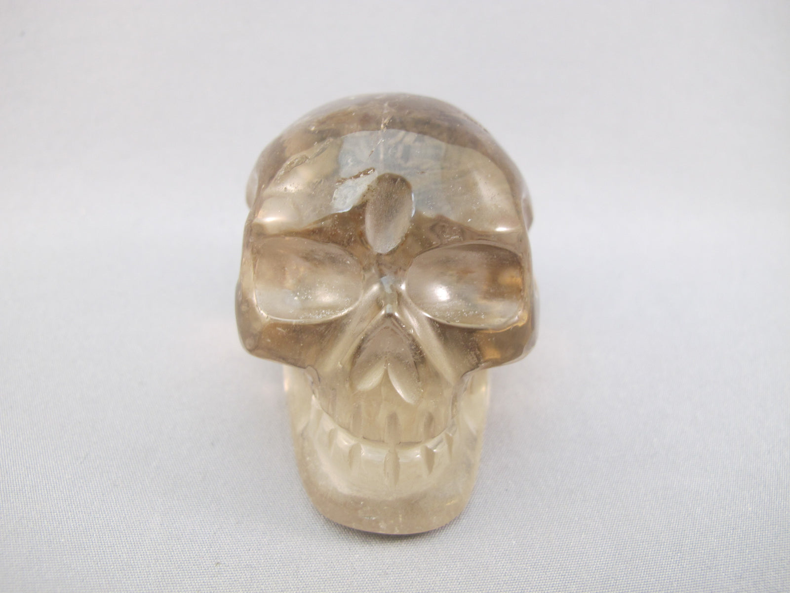 A-C-M-163-h : 2.3-Inch Adoption Hematoid Citrine Crystal Skull