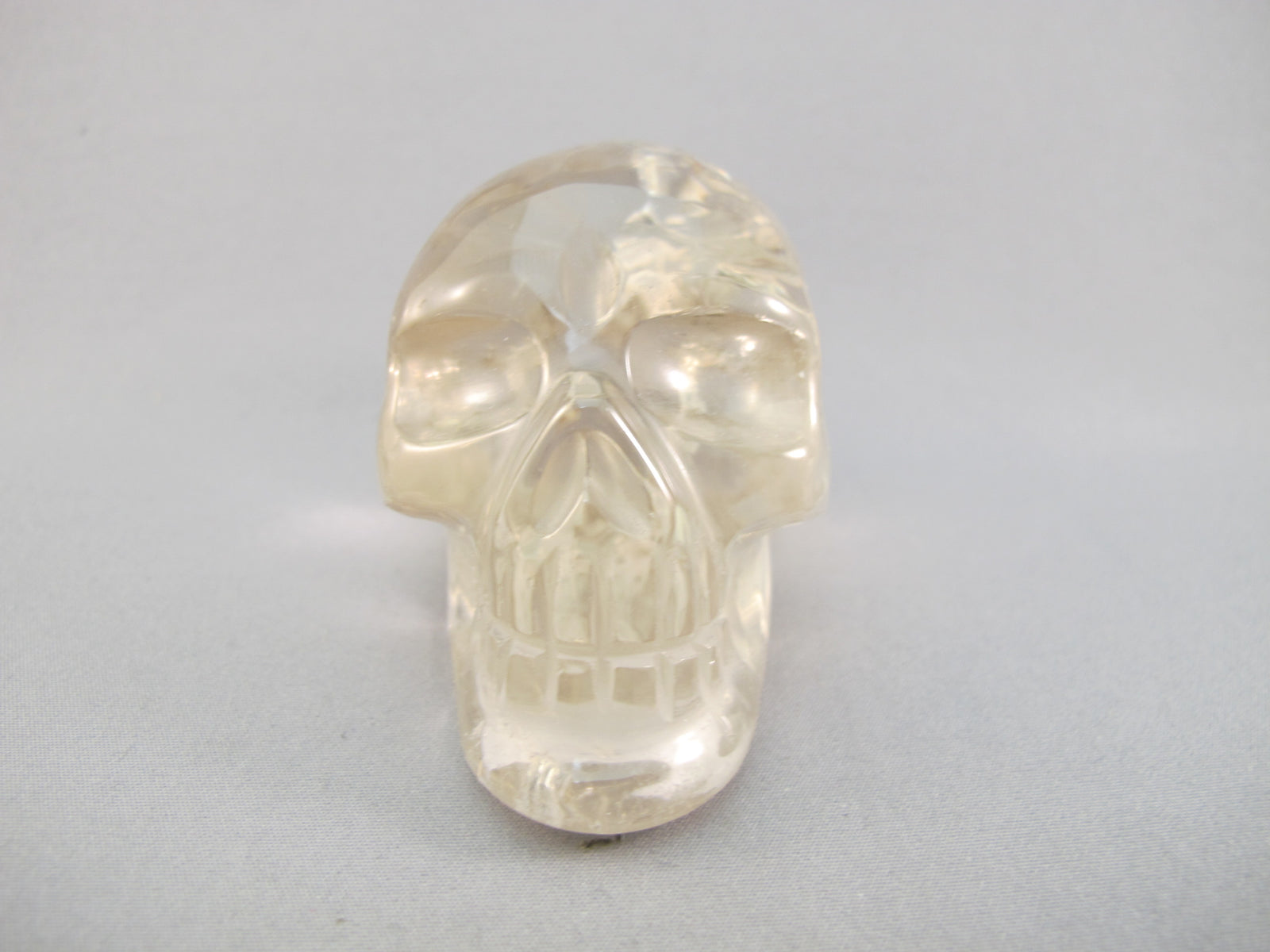 A-ASC-C-172 : Adoption 2.8-Inch Ascension Light Citrine Crystal Skull