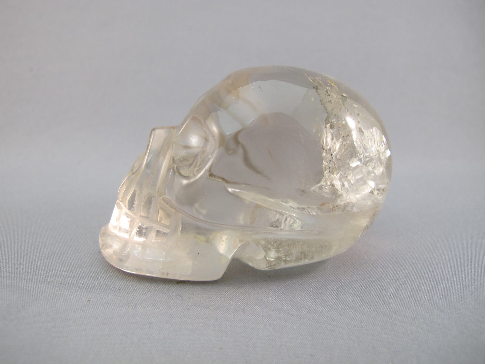 A-ASC-C-172 : Adoption 2.8-Inch Ascension Light Citrine Crystal Skull