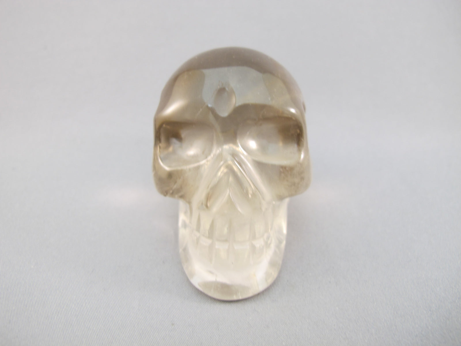 A-C-M-186-r : Adoption 2.5-Inch Rainbow Citrine Crystal Skull