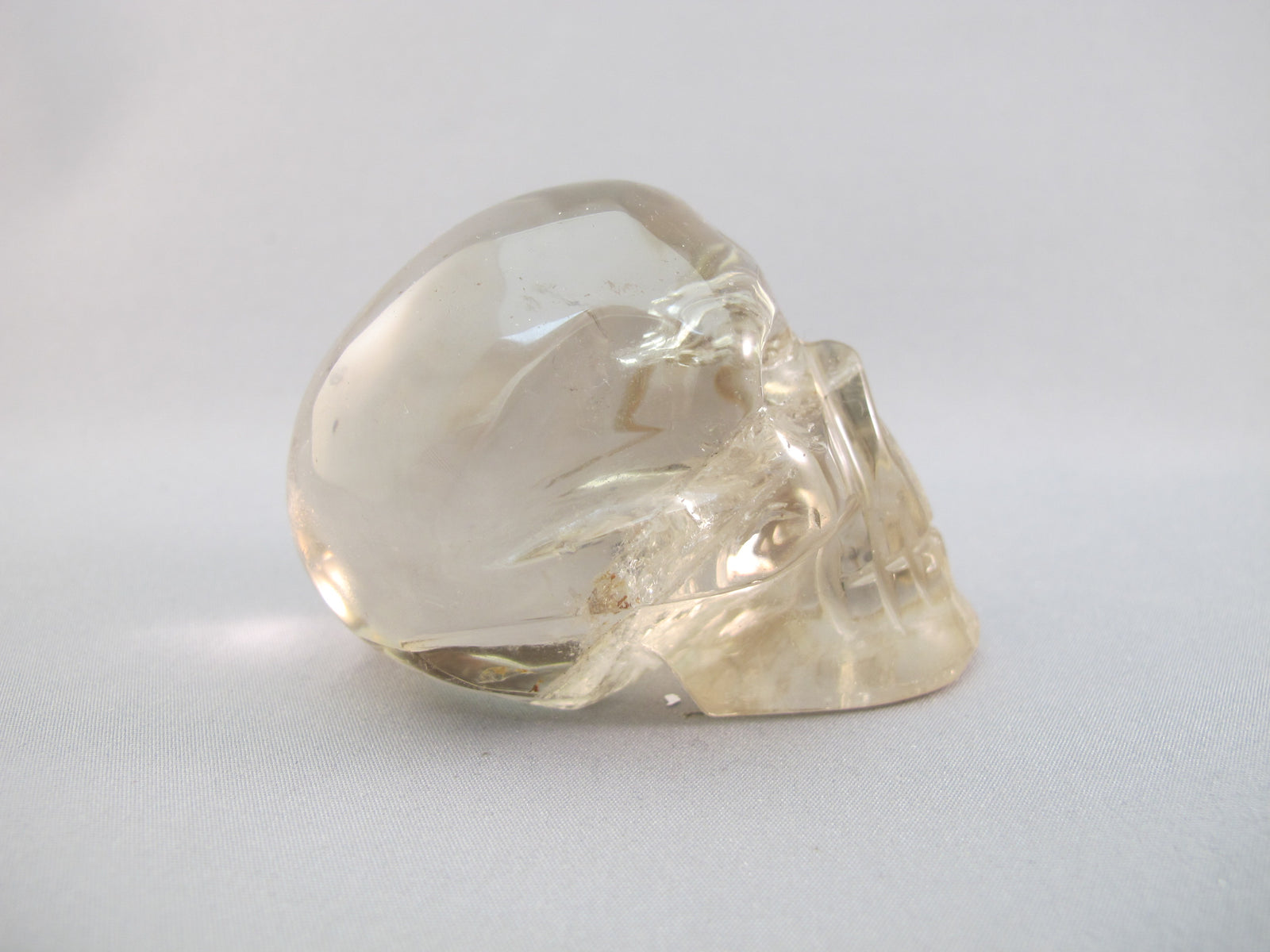 A-ASC-C-197 : Adoption 2.6-Inch Ascension Light Citrine Crystal Skull