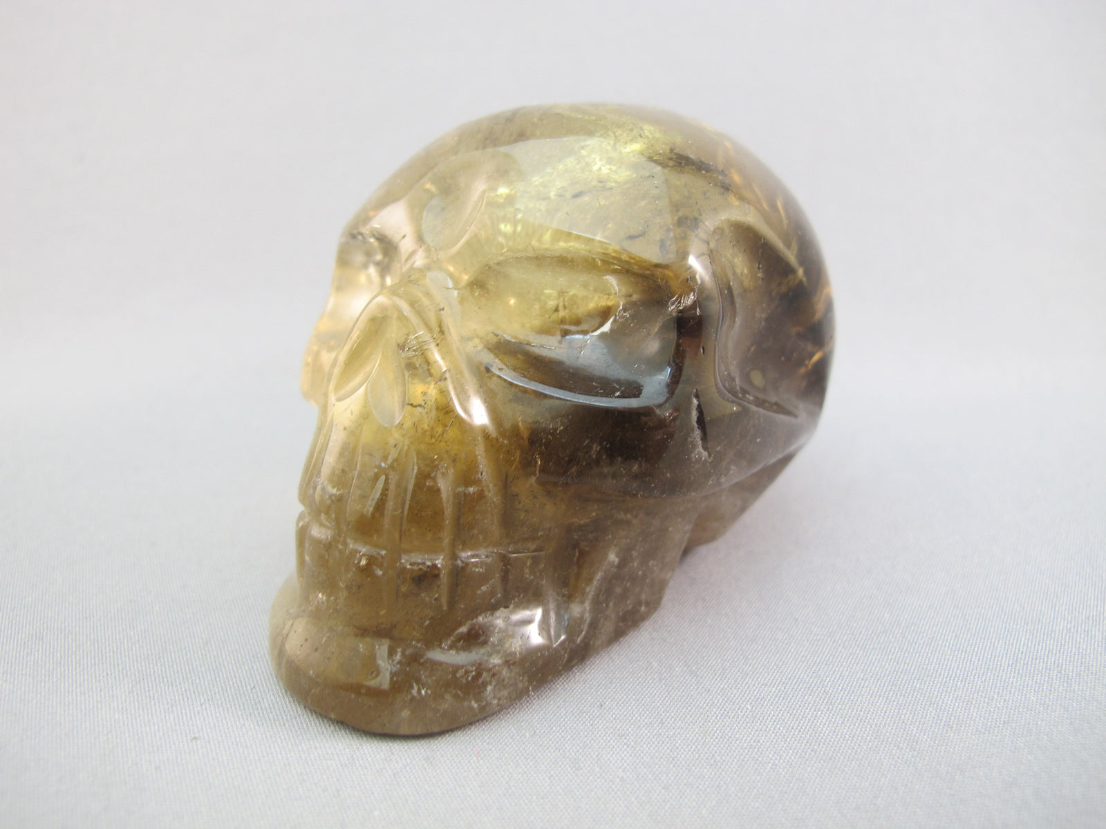 A-C-M-241-s : Adoption 2.9-Inch Smoky Citrine Crystal Skull